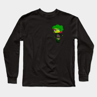 chibi zombie girl Long Sleeve T-Shirt